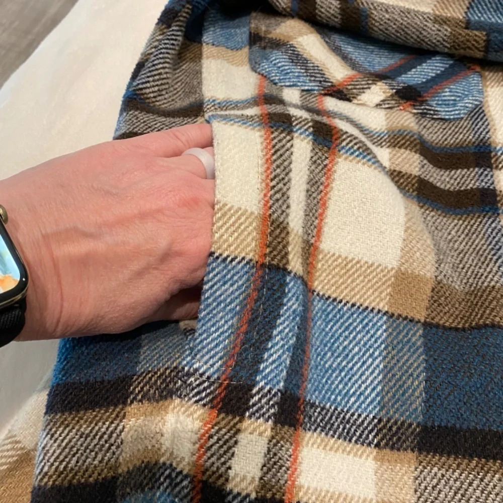 Zara Womens Plaid Shacket, Multicolored 16566 - Picture 5 of 10